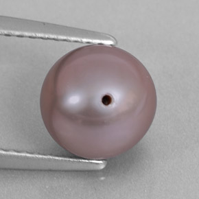 3.50캐럿 천연 라벤더 진주, 구형 / 볼, 8.03 mm, 불투명체
