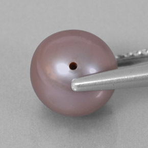 3.50캐럿 천연 라벤더 진주, 구형 / 볼, 8.03 mm, 불투명체