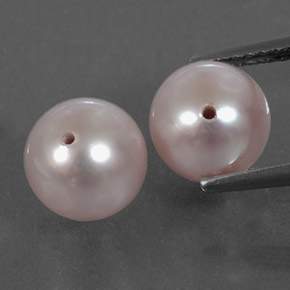 5.79캐럿 천연 미디엄 핑크 진주 보석, 구 / 공, 불투명체