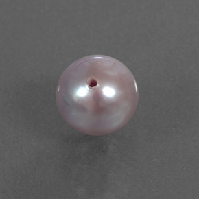 2.58캐럿 천연 실버 핑크 진주, 구형 / 볼, 7.16 mm, 불투명체