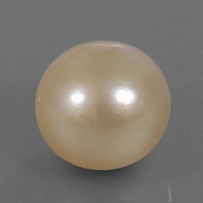 14.95캐럿 천연 골든 진주, 구형 / 볼, 12.66 mm, 불투명체