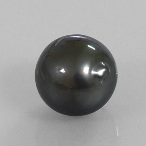 9.85캐럿 천연 실버 진주, 멋진 모양, 11.62 mm, 불투명체