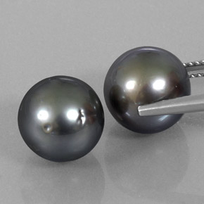 16.51캐럿 천연 실버 진주 보석, 구형 / 볼, 불투명체