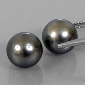 16.59캐럿 천연 실버 진주 보석, 구형 / 볼, 불투명체