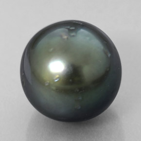 8.39캐럿 천연 실버 진주, 구형 / 볼, 10.45 mm, 불투명체