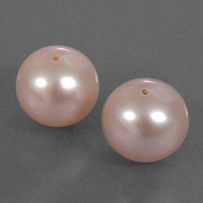 6.27캐럿 천연 라이트 핑크 진주 보석, 구형 / 볼, 7.54 mm, 불투명체