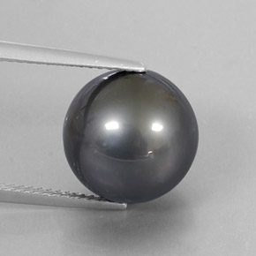 13.13캐럿 천연 실버 진주, 구형 / 볼, 12.20 mm, 불투명체