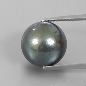 13.23캐럿 천연 실버 진주, 구형 / 볼, 12.26 mm, 불투명체