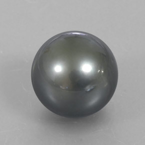 13.23캐럿 천연 실버 진주, 구형 / 볼, 12.23 mm, 불투명체