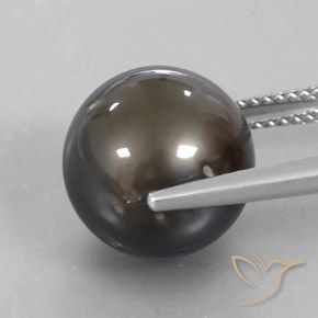 13.72캐럿 천연 노란 은색 진주, 구형 / 볼, 불투명체