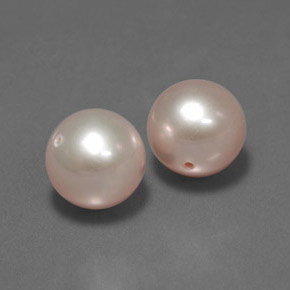 6.07캐럿 천연 핑크 진주 보석, 구형 / 볼, 7.61 mm, 불투명체