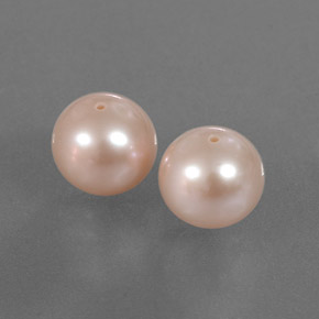 캐럿 천연 핑크 진주 보석, 구형 / 볼, 7.79 mm, 불투명체