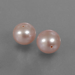 6.09캐럿 천연 오렌지 핑크 진주 보석, 구형 / 볼, 7.57 mm, 불투명체
