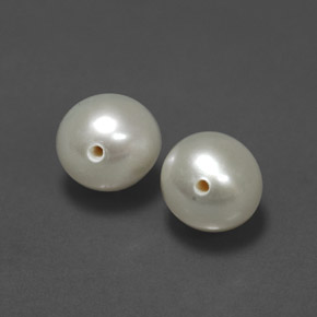 캐럿 천연 크림 진주 보석, 구형 / 볼, 5.87 mm, 불투명체
