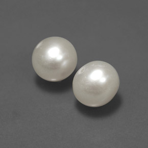 캐럿 천연 크림 진주 보석, 구형 / 볼, 6.07 mm, 불투명체