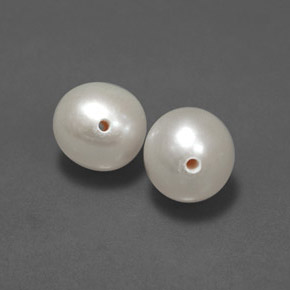캐럿 천연 크림 진주 보석, 구형 / 볼, 5.96 mm, 불투명체