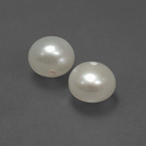 캐럿 천연 크림 진주 보석, 구형 / 볼, 6.19 mm, 불투명체