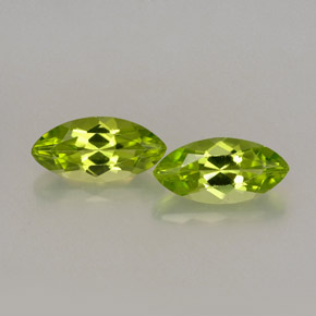 캐럿 천연 생기 있는 그린 페리도트 보석, 마퀴즈, 10×4.9 mm, VVS-VS