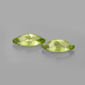 캐럿 천연 생기 있는 그린 페리도트 보석, 마퀴즈, 10×4.8 mm, VS