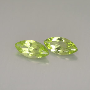 캐럿 천연 생기 있는 그린 페리도트 보석, 마퀴즈, 10×4.8 mm, VS