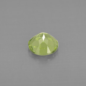 0.92캐럿 천연 생기 있는 그린 페리도트, 라운드 컷, 6.00 mm, VS