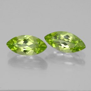 캐럿 천연 생기 있는 그린 페리도트 보석, 마퀴즈, 8.3×4 mm, VVS-VS