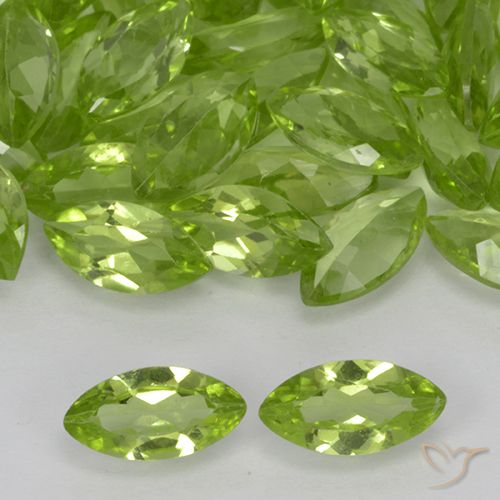 0.36ct 자연스러운 활기찬 녹색 감람석, 보석, VVS-VS