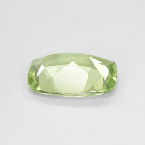 1.04캐럿 천연 라임 그린 페리도트, 쿠션 컷, 8×6 mm, VS