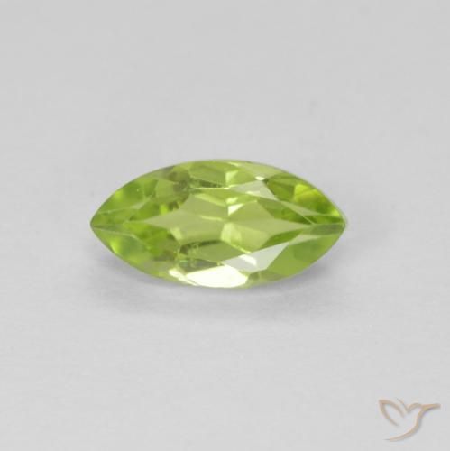 0.70ct 자연스러운 황록색 감람석, 보석, VS