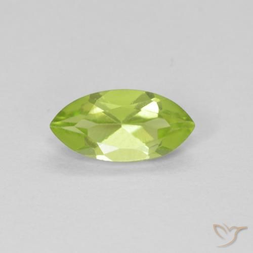 0.64ct 자연스러운 활기찬 녹색 감람석, 보석, VS