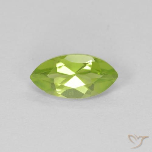 0.72ct 자연스러운 미디엄 그린 감람석, 보석, VS