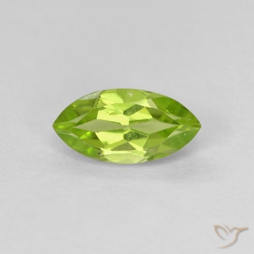 0.73ct 자연스러운 활기찬 녹색 감람석, 보석, VVS-VS
