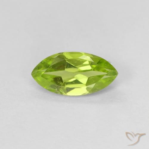 0.63ct 자연스러운 황록색 감람석, 보석, VVS-VS