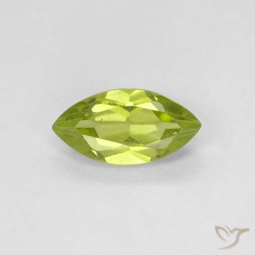 0.73ct 자연스러운 활기찬 녹색 감람석, 보석, VVS-VS