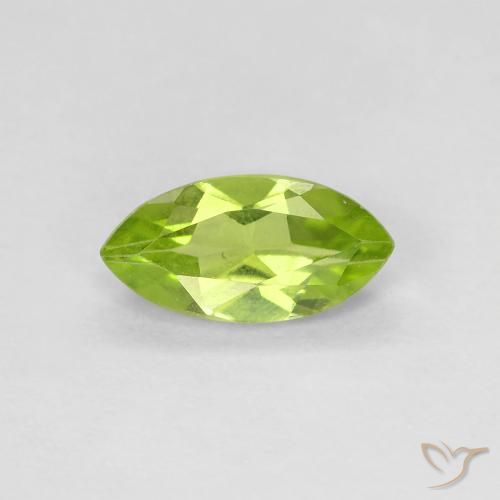 0.64ct 자연스러운 활기찬 녹색 감람석, 보석, VS