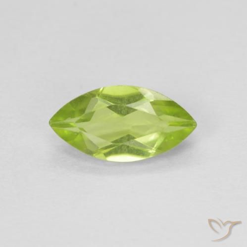 0.69ct 자연스러운 미디엄 그린 감람석, 보석, VVS