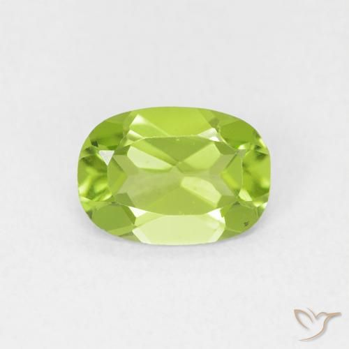 0.78ct 자연스러운 황록색 감람석, 타원형, VVS-VS
