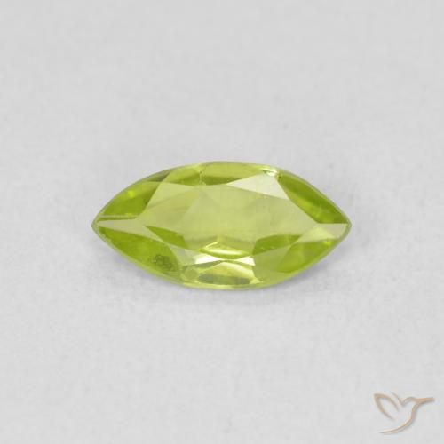0.50ct 자연스러운 밝은 녹색 감람석, 보석, VS