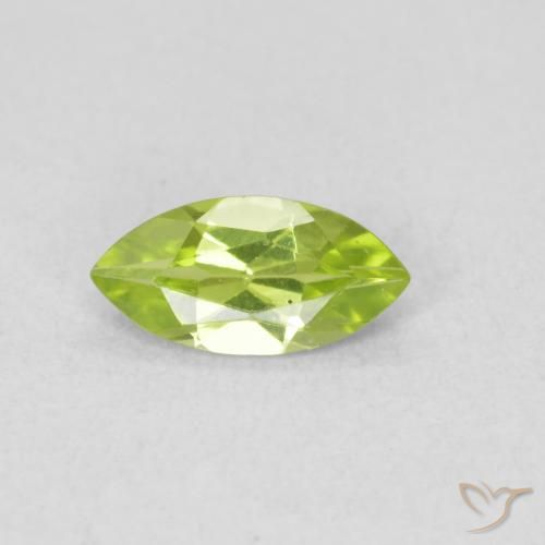 0.54ct 자연스러운 황록색 감람석, 보석, VS