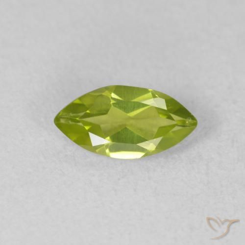 0.63ct 자연스러운 활기찬 녹색 감람석, 보석, VVS-VS