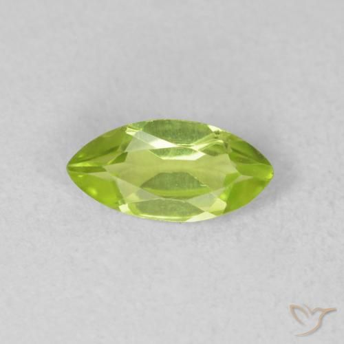 0.61ct 자연스러운 라이트 라이블리 그린 감람석, 보석, VVS-VS