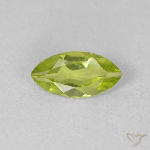 0.55ct 자연스러운 밝은 녹색 감람석, 보석, VVS-VS