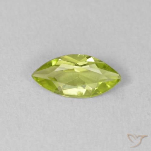 0.43ct 자연스러운 밝은 녹색 감람석, 보석, VVS-VS