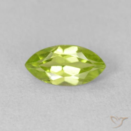 0.67ct 자연스러운 밝은 녹색 감람석, 보석, VS