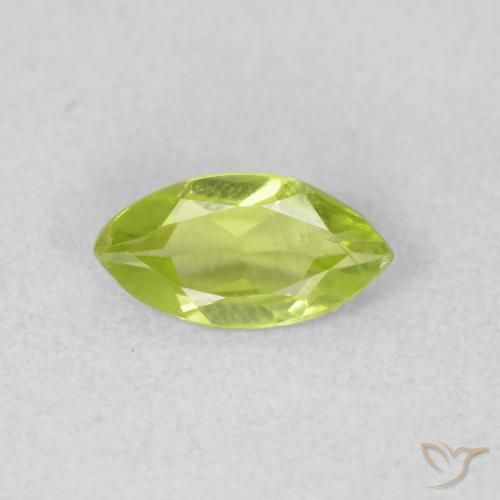 0.56ct 자연스러운 황록색 감람석, 보석, VS