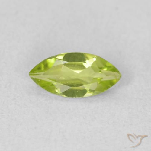 0.48ct 자연스러운 황록색 감람석, 보석, VS