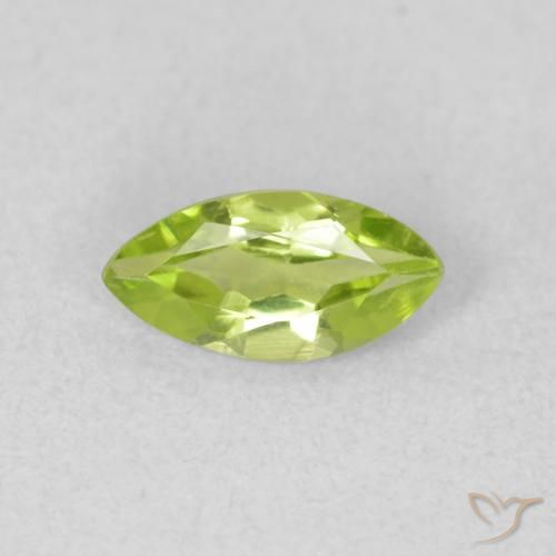 0.56ct 자연스러운 황록색 감람석, 보석, VS