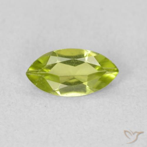 0.54ct 자연스러운 활기찬 녹색 감람석, 보석, VS