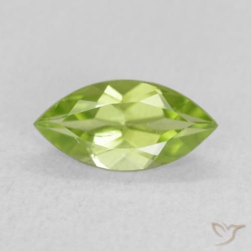 0.61ct 자연스러운 활기찬 녹색 감람석, 보석, VVS-VS