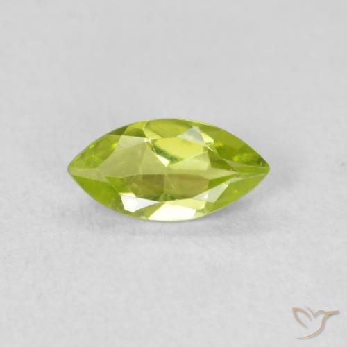 0.62ct 자연스러운 미디엄 그린 감람석, 보석, VS